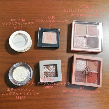 3CE MINI MULTI EYE COLOR PALETTE/3CE/アイシャドウパレットを使ったクチコミ（3枚目）