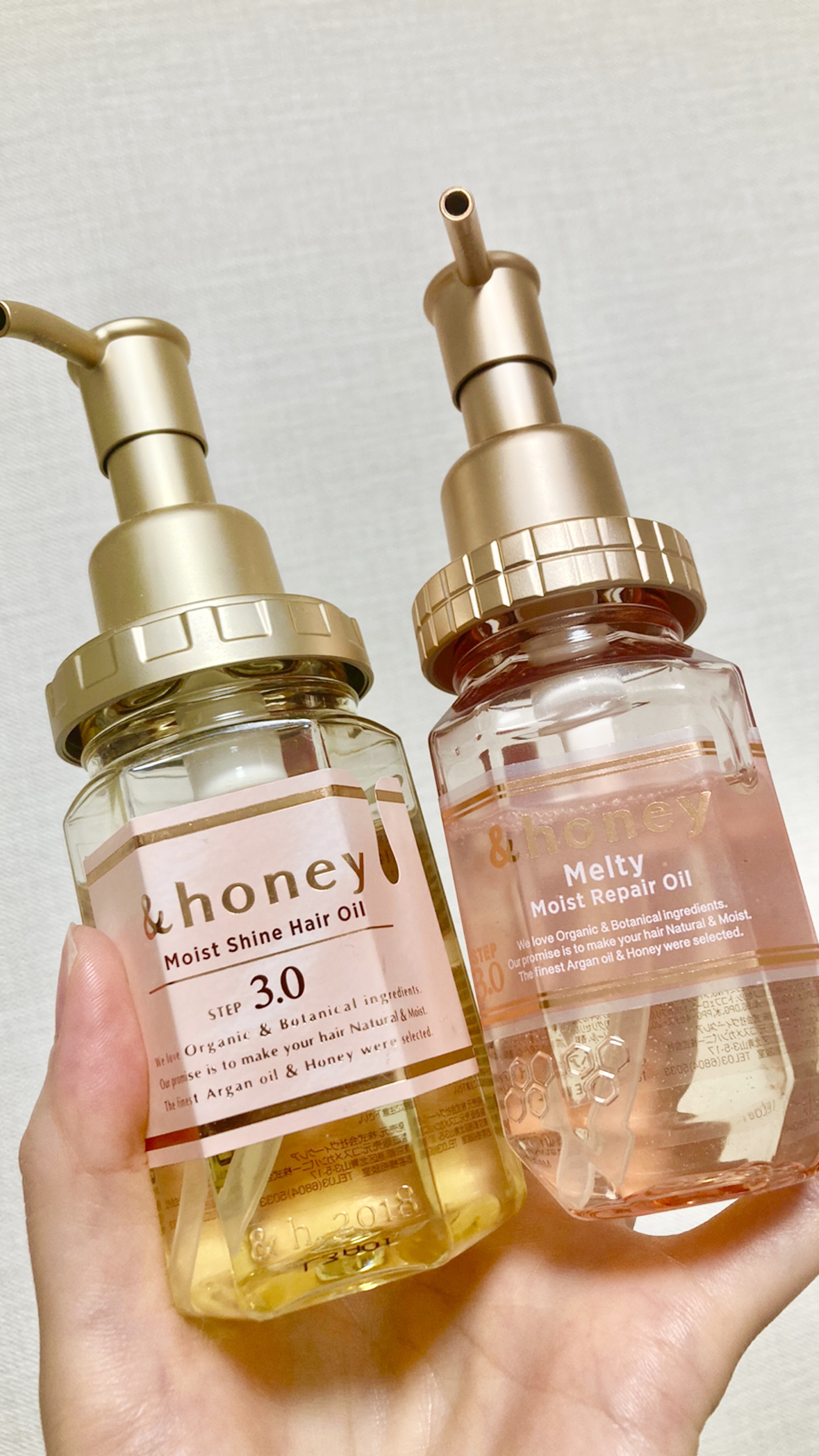 モイストシャイン ヘアオイル3.0/&honey/ヘアオイルを使ったクチコミ（1枚目）