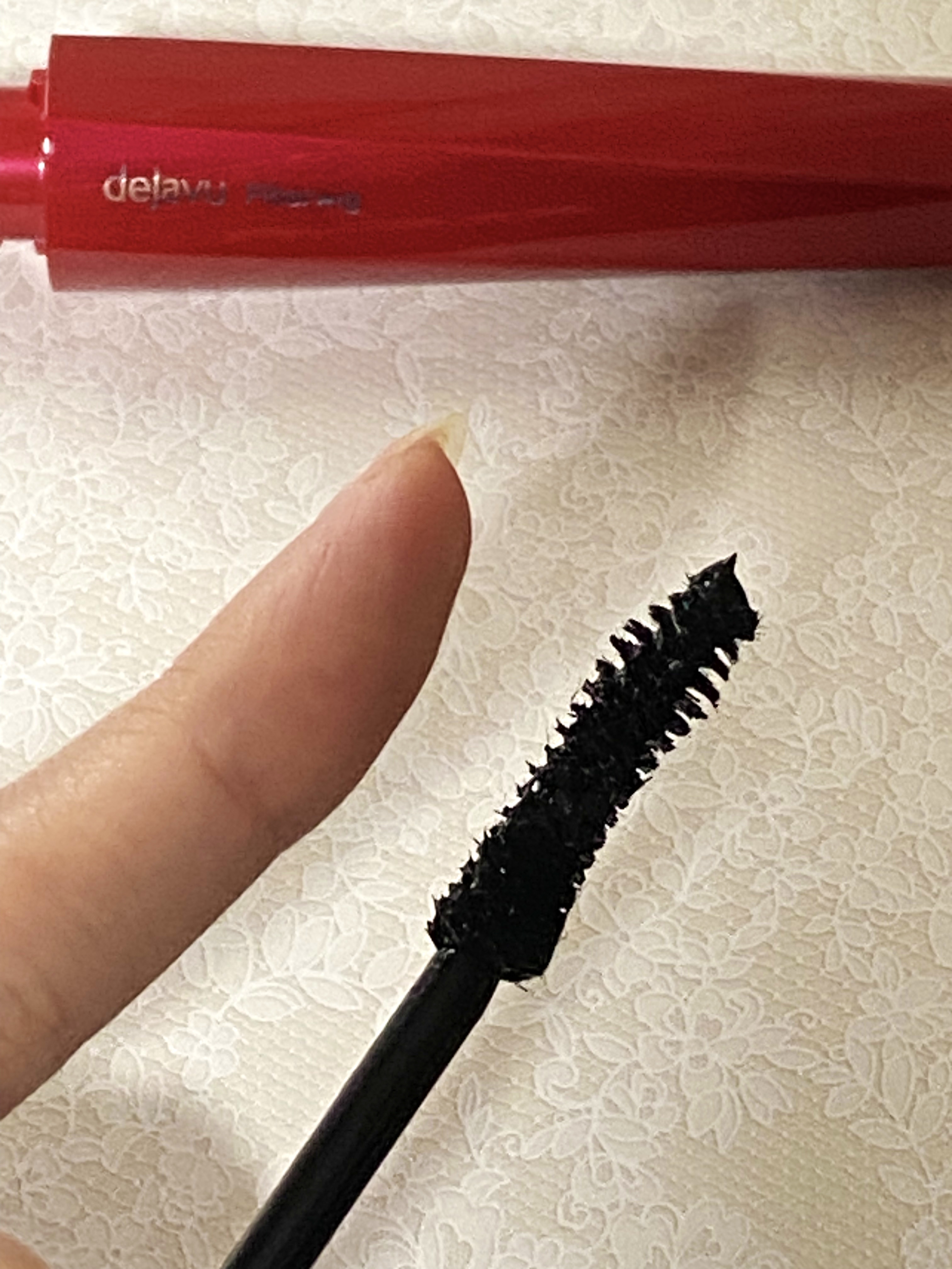 「塗るつけまつげ」ロングタイプ ブラック/デジャヴュ/マスカラを使ったクチコミ（2枚目）