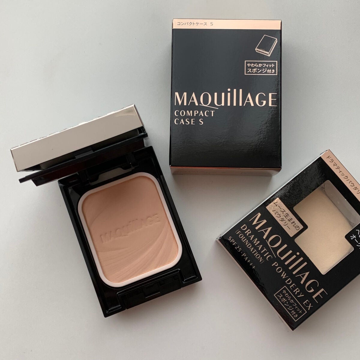 ドラマティックパウダリー EX/マキアージュ/パウダーファンデーションを使ったクチコミ(1枚目)