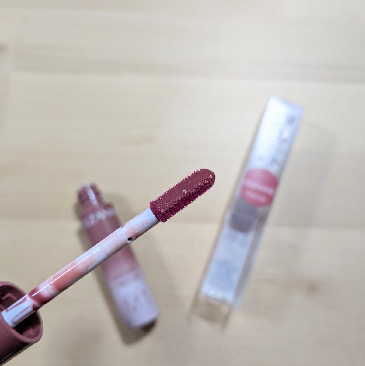 ウォータリーティントリップ マット/CEZANNE/リップティントを使ったクチコミ（2枚目）