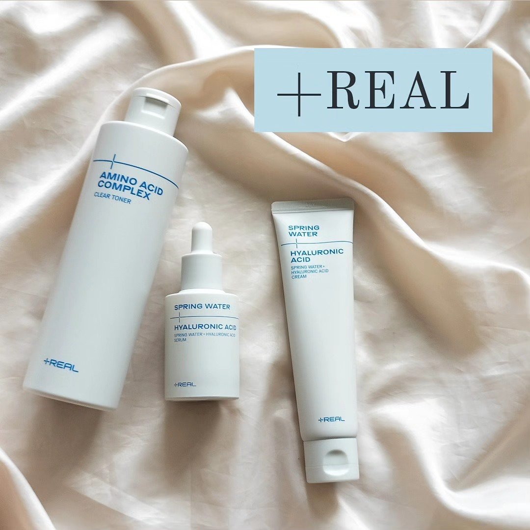 スプリングウォーター+ヒアルロン酸クリーム/+REAL/フェイスクリームを使ったクチコミ（2枚目）