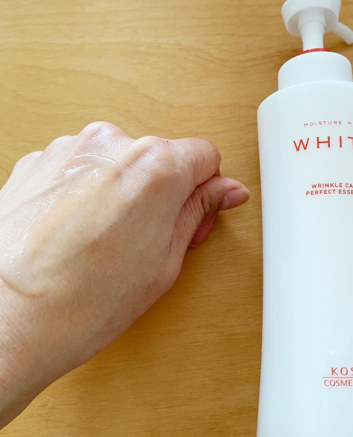 モイスチュアマイルドホワイトリンクルケア パーフェクトエッセンス/モイスチュアマイルド ホワイト/オールインワン化粧品を使ったクチコミ(3枚目)