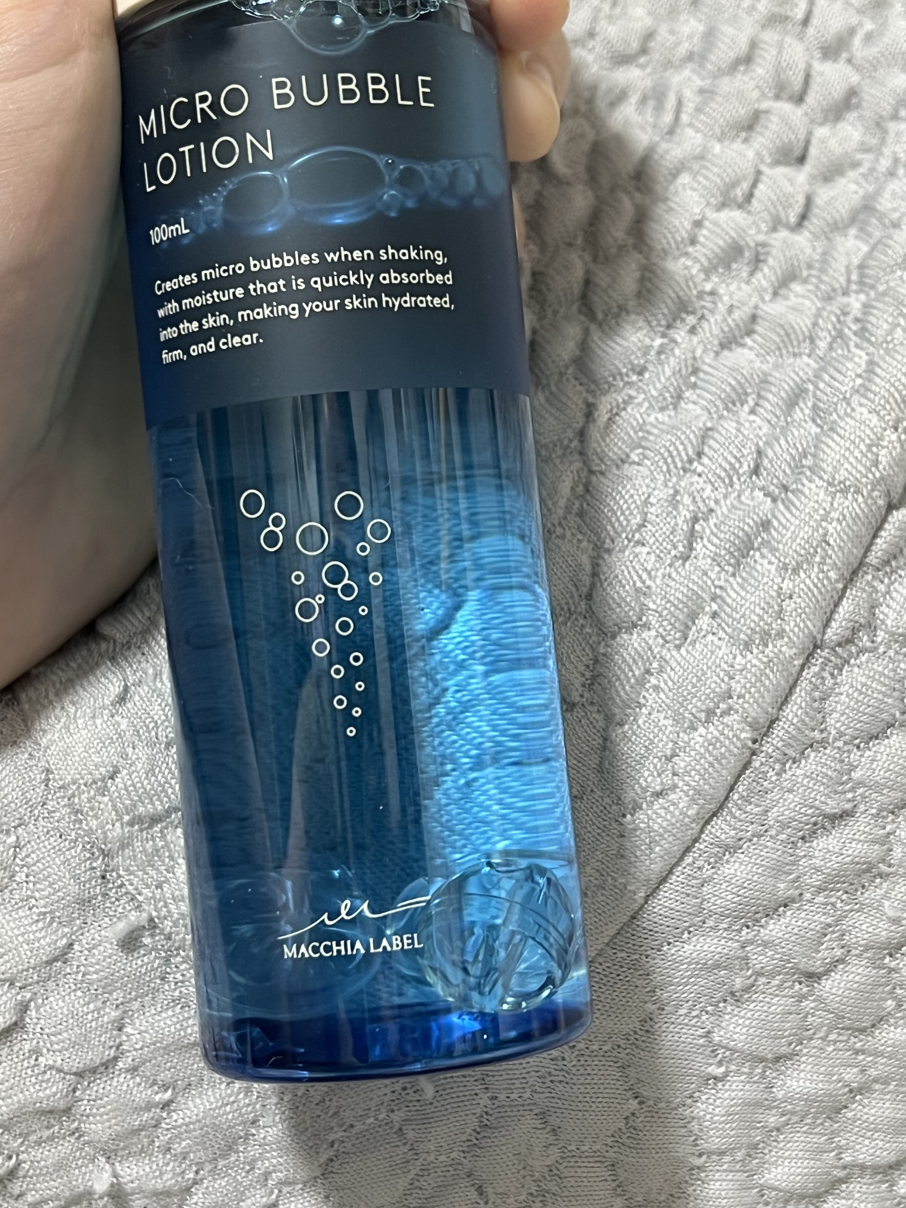 薬用マイクロバブルローション/Macchia Label/化粧水を使ったクチコミ（3枚目）