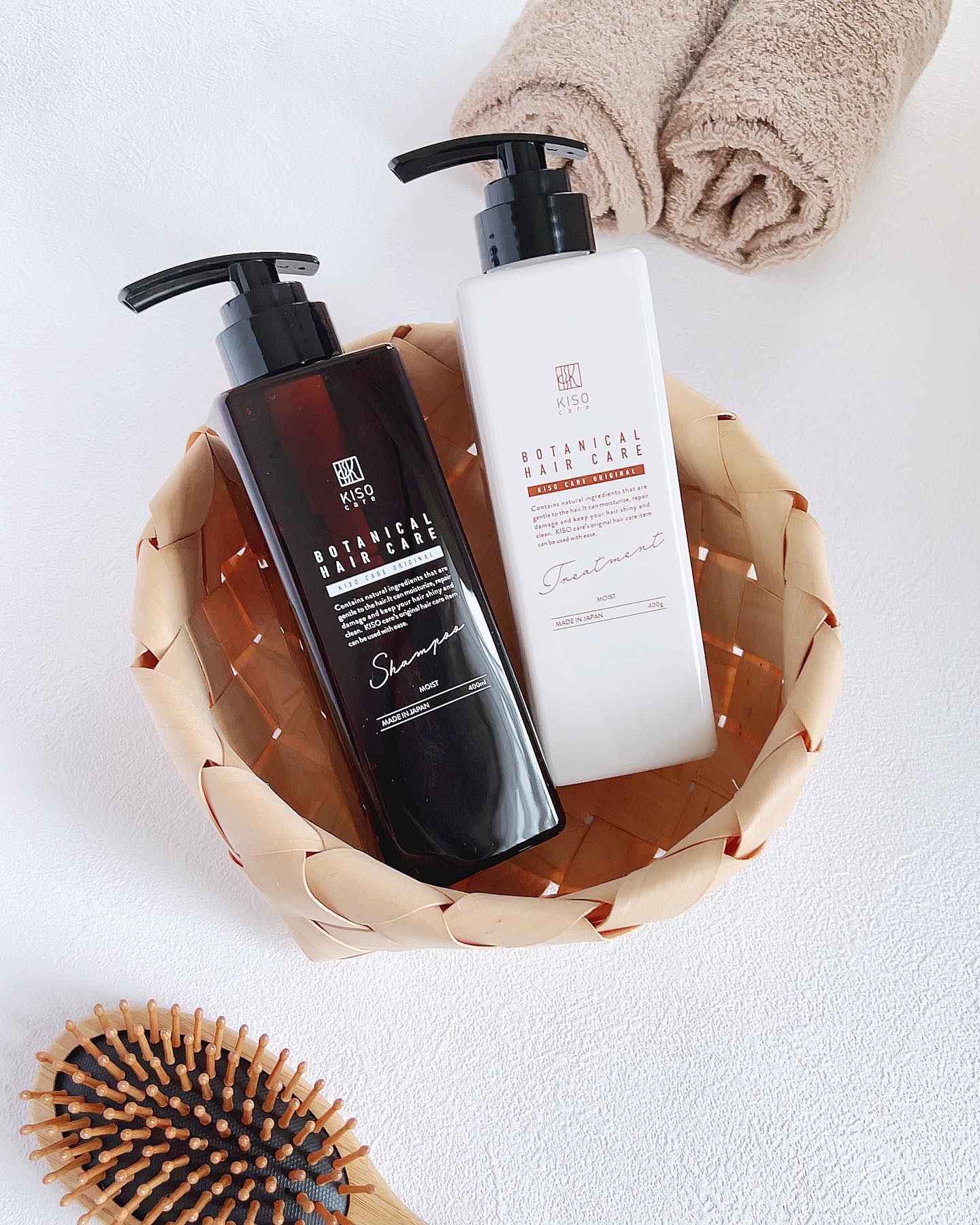 ボタニカルヘアケアシャンプー モイスト／トリートメント モイスト/KISO/市販シャンプーを使ったクチコミ（1枚目）