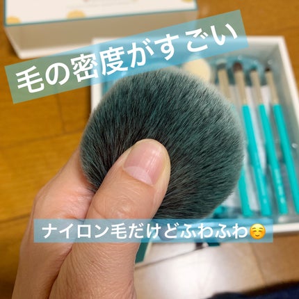 SIXPLUS 八角メイクブラシ7本セット—Inspiration シリーズ/SIXPLUS/メイクブラシを使ったクチコミ(4枚目)