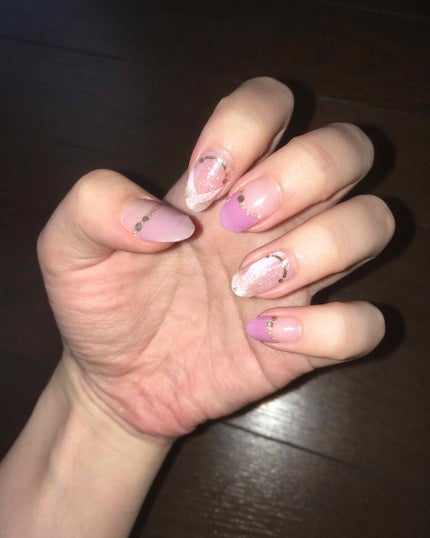 ネイルシール/Qoo10/ネイルシールを使ったクチコミ(3枚目)