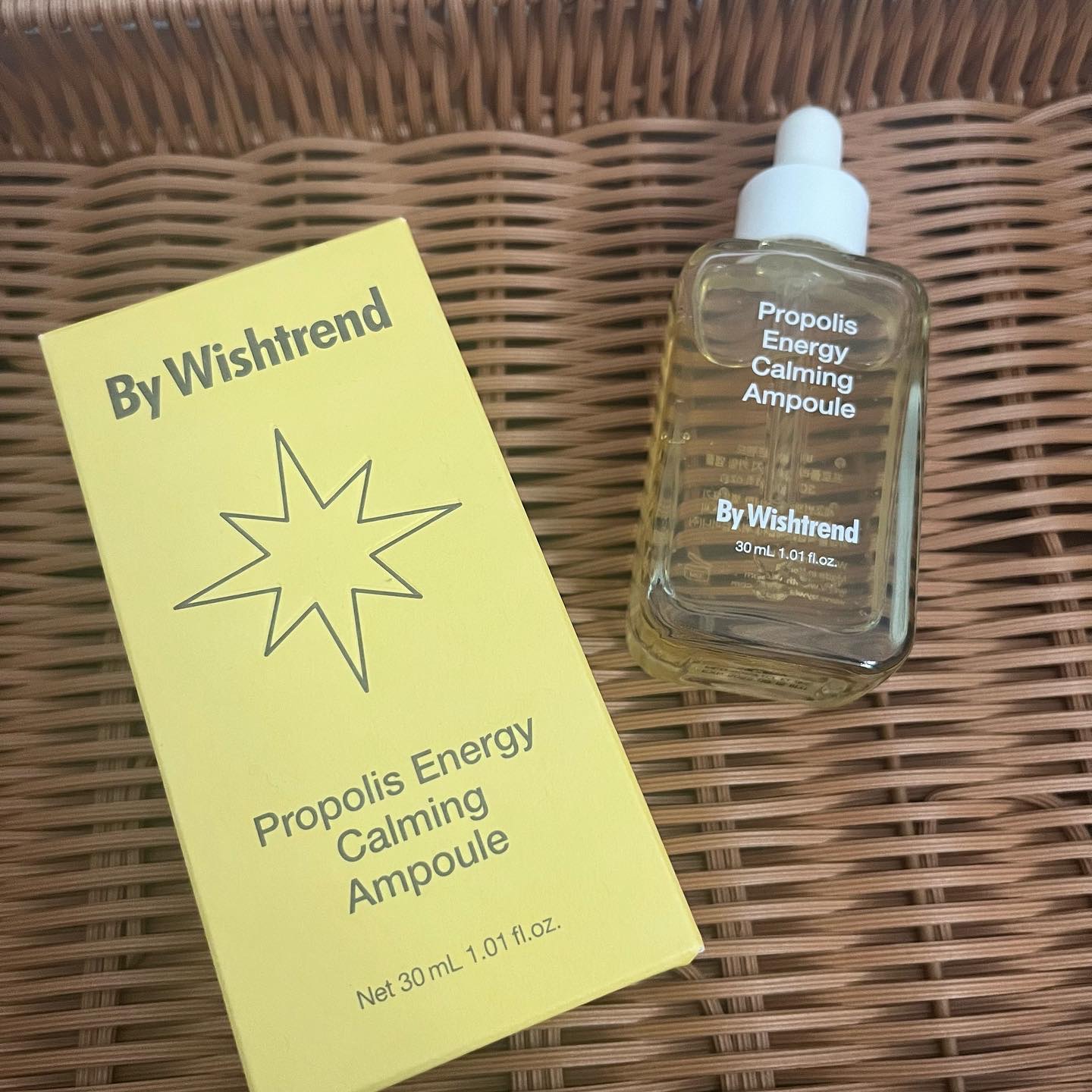 プロポリスエナジーカーミングアンプル/By Wishtrend/美容液を使ったクチコミ（1枚目）