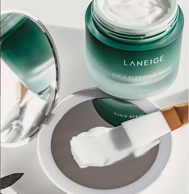 シカスリーピングマスク/LANEIGE/フェイスクリームを使ったクチコミ（2枚目）