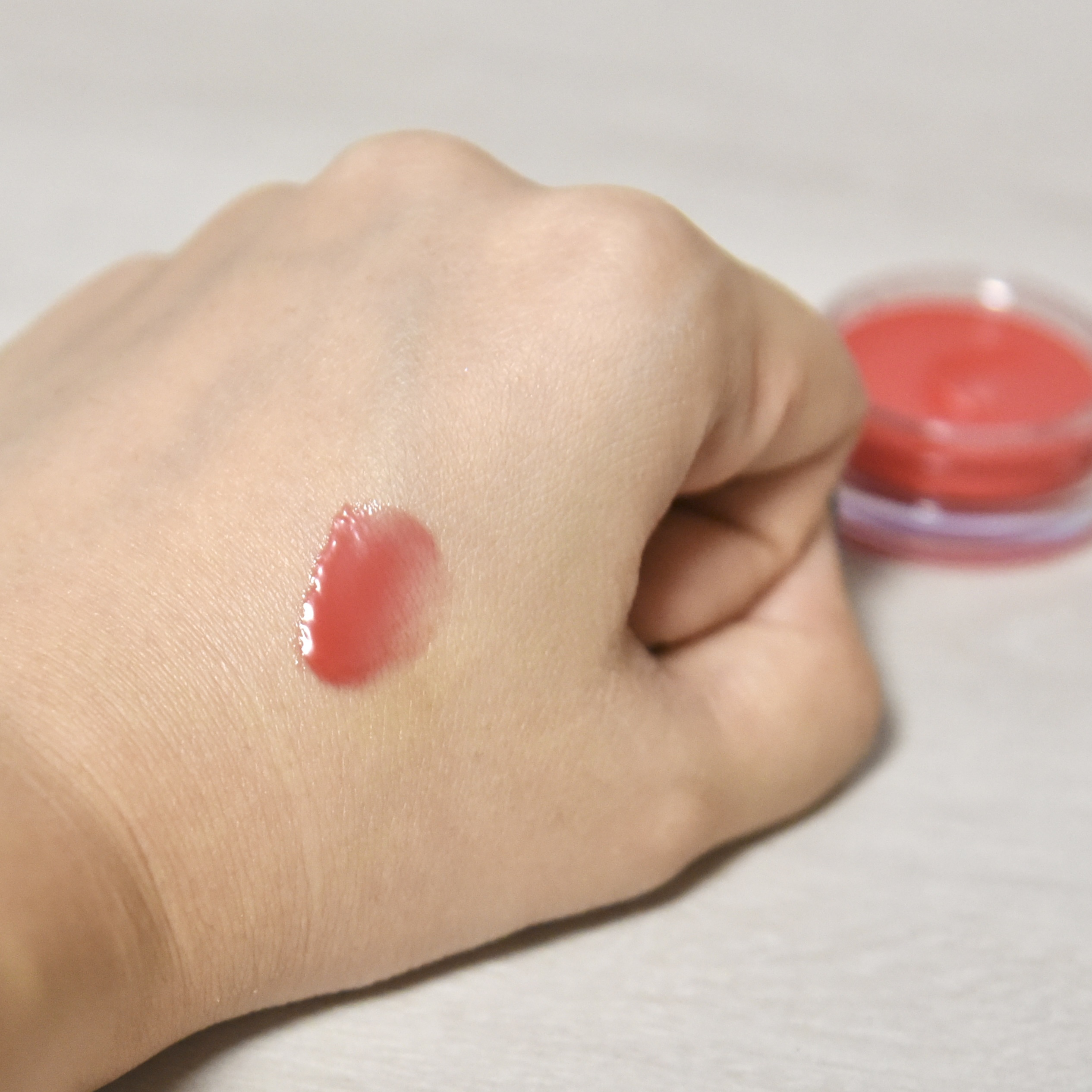 ケイト バーチャルリップバーム EX-1 バーチャル夜市の林檎飴(限定) 3.1g/KATE/リップバームを使ったクチコミ（3枚目）