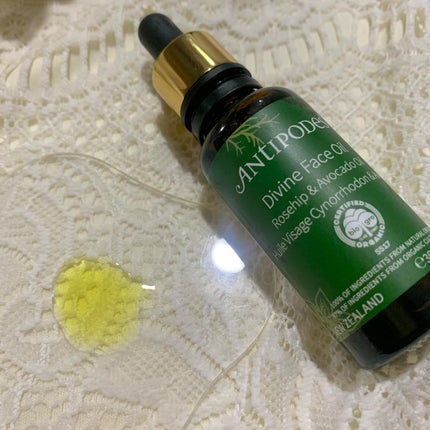 ディバイン アボカド&ローズヒップ フェイスオイル/Antipodes/フェイスオイルを使ったクチコミ(4枚目)