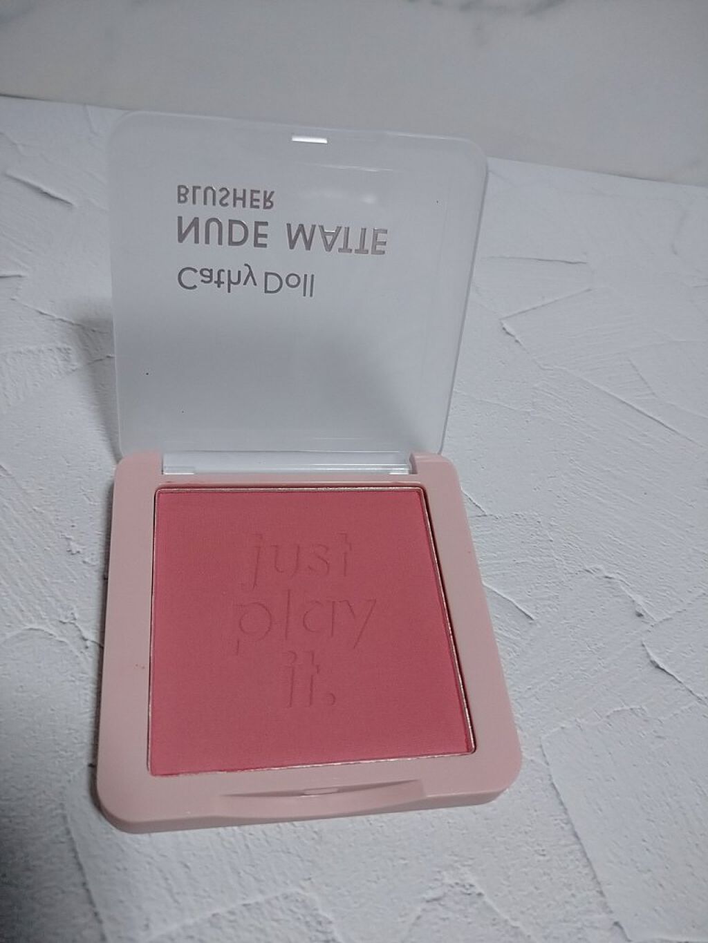 ヌードマットブラッシャー/CathyDoll/パウダーチークを使ったクチコミ（2枚目）