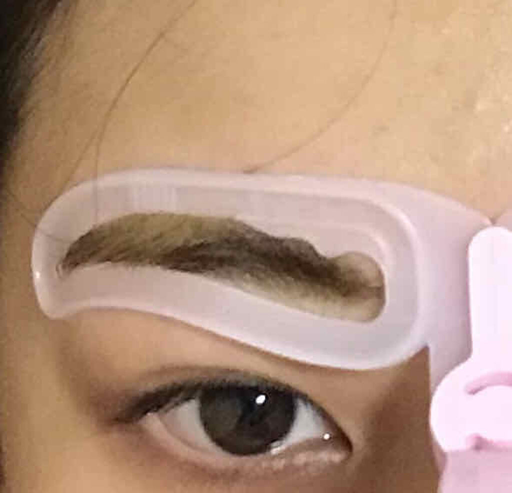 アイブローテンプレート だれでも美人眉/貝印/その他化粧小物を使ったクチコミ（2枚目）