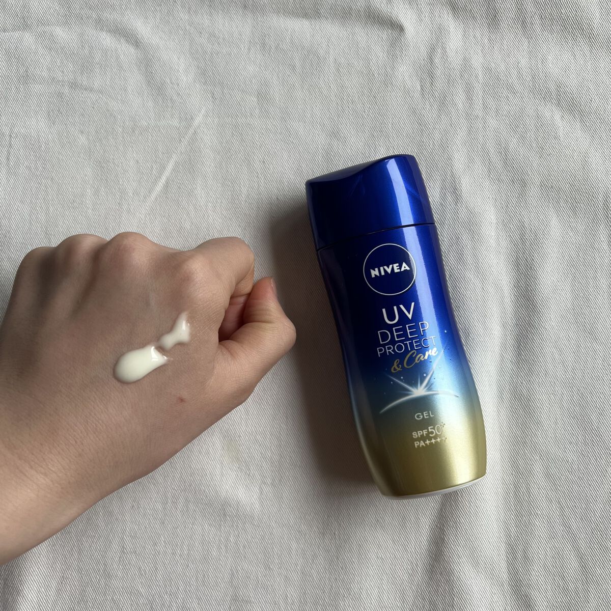 ニベアUV ディープ プロテクト＆ケア ジェル/ニベア/日焼け止めジェルを使ったクチコミ（3枚目）