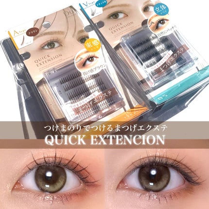 クイックエクステンション 04 Atype BROWN(Aタイプブラウン)/D-UP/つけまつげを使ったクチコミ(1枚目)