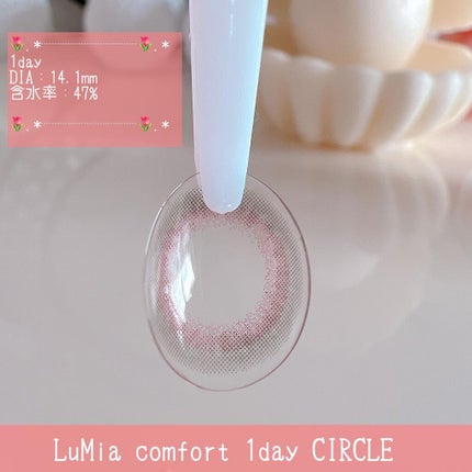 LuMia comfort 1day CIRCLE/LuMia/ワンデー(1DAY)カラコンを使ったクチコミ(2枚目)