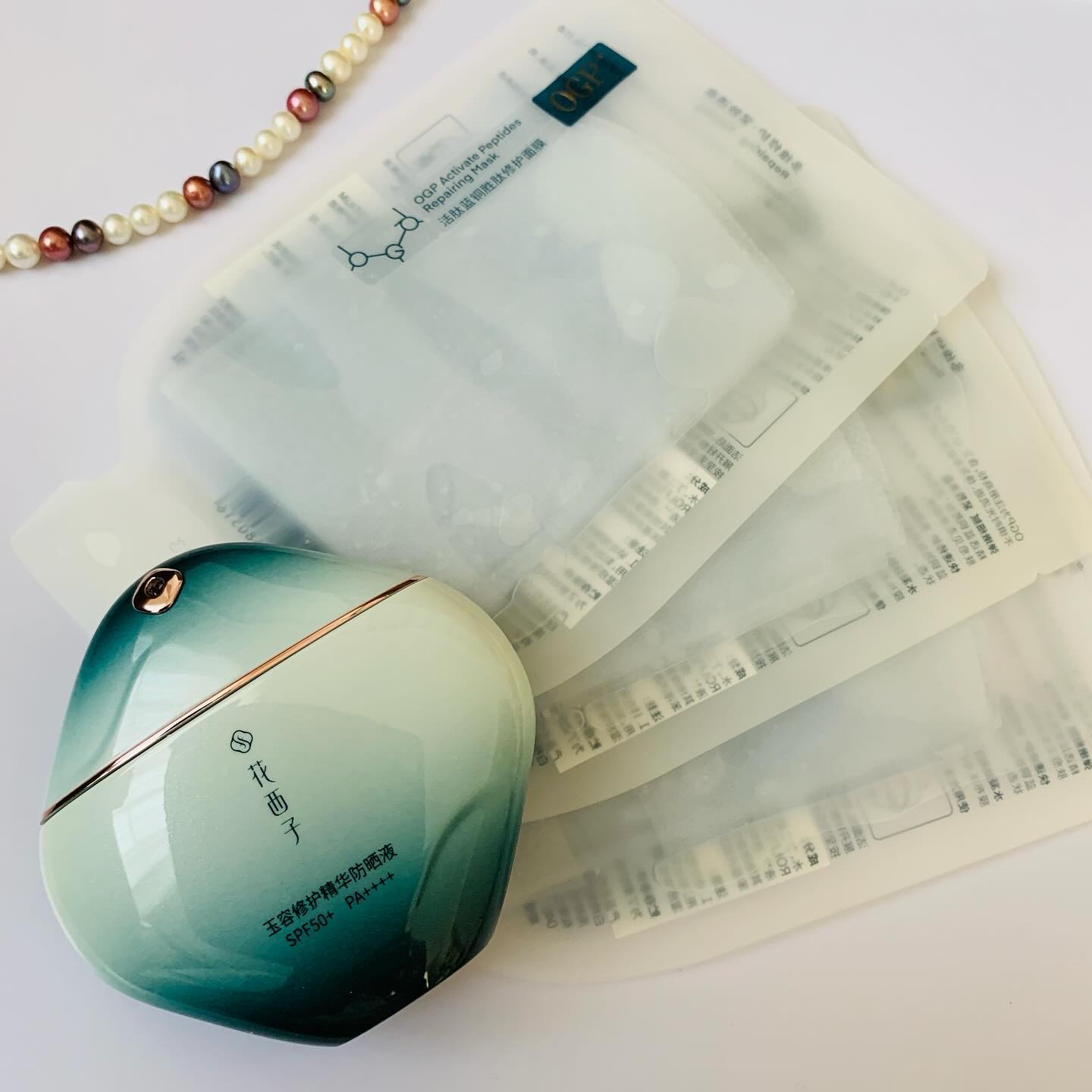 玉容蓮香 日焼け止めエッセンス/花西子/日焼け止めローションを使ったクチコミ（1枚目）