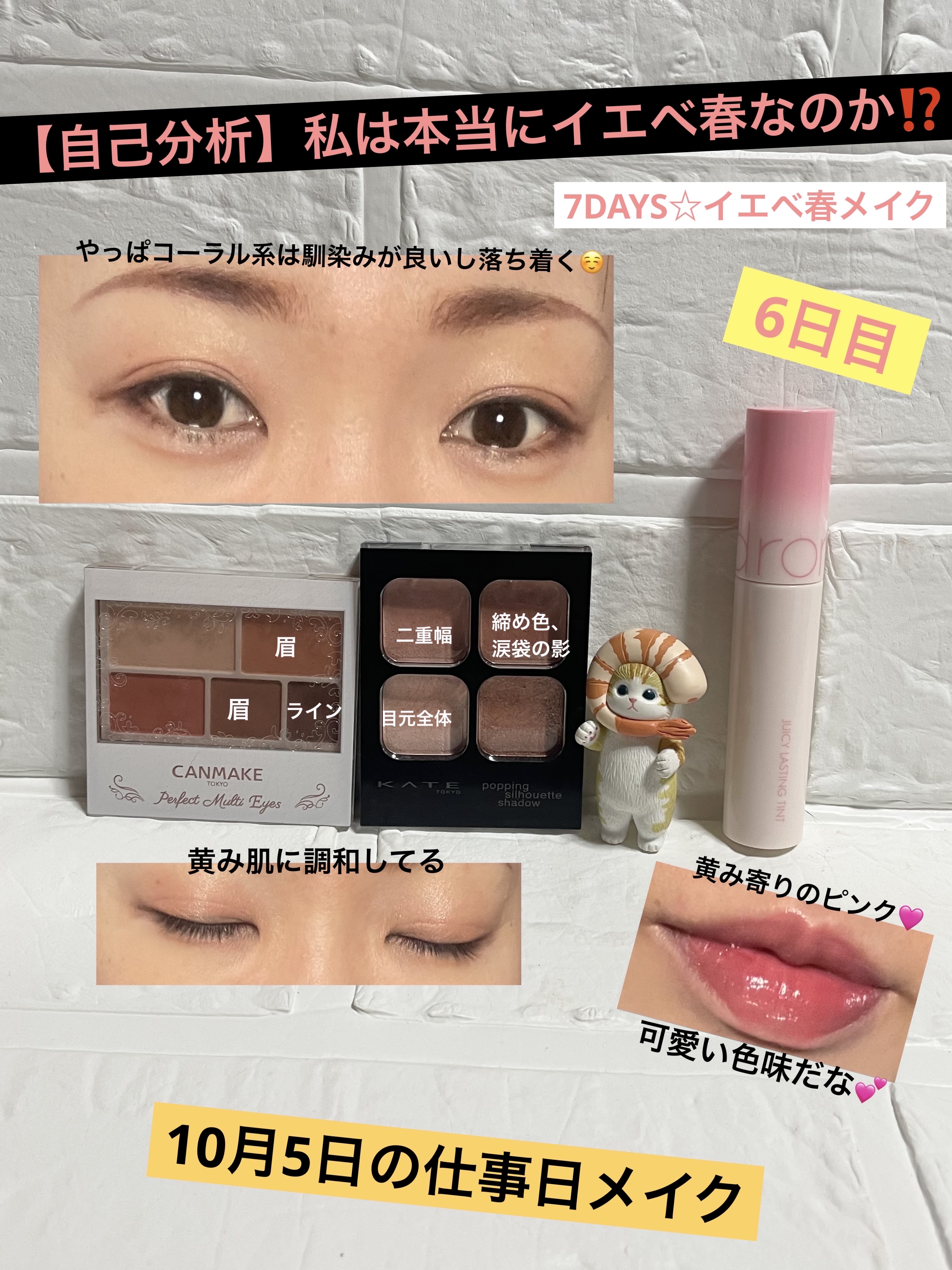 パーフェクトマルチアイズ/キャンメイク/アイシャドウパレットを使ったクチコミ（1枚目）