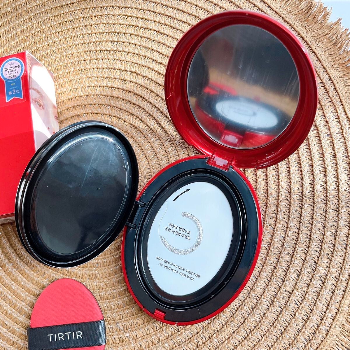 マスク フィット レッド クッション/TIRTIR(ティルティル)/クッションファンデーションを使ったクチコミ(4枚目)