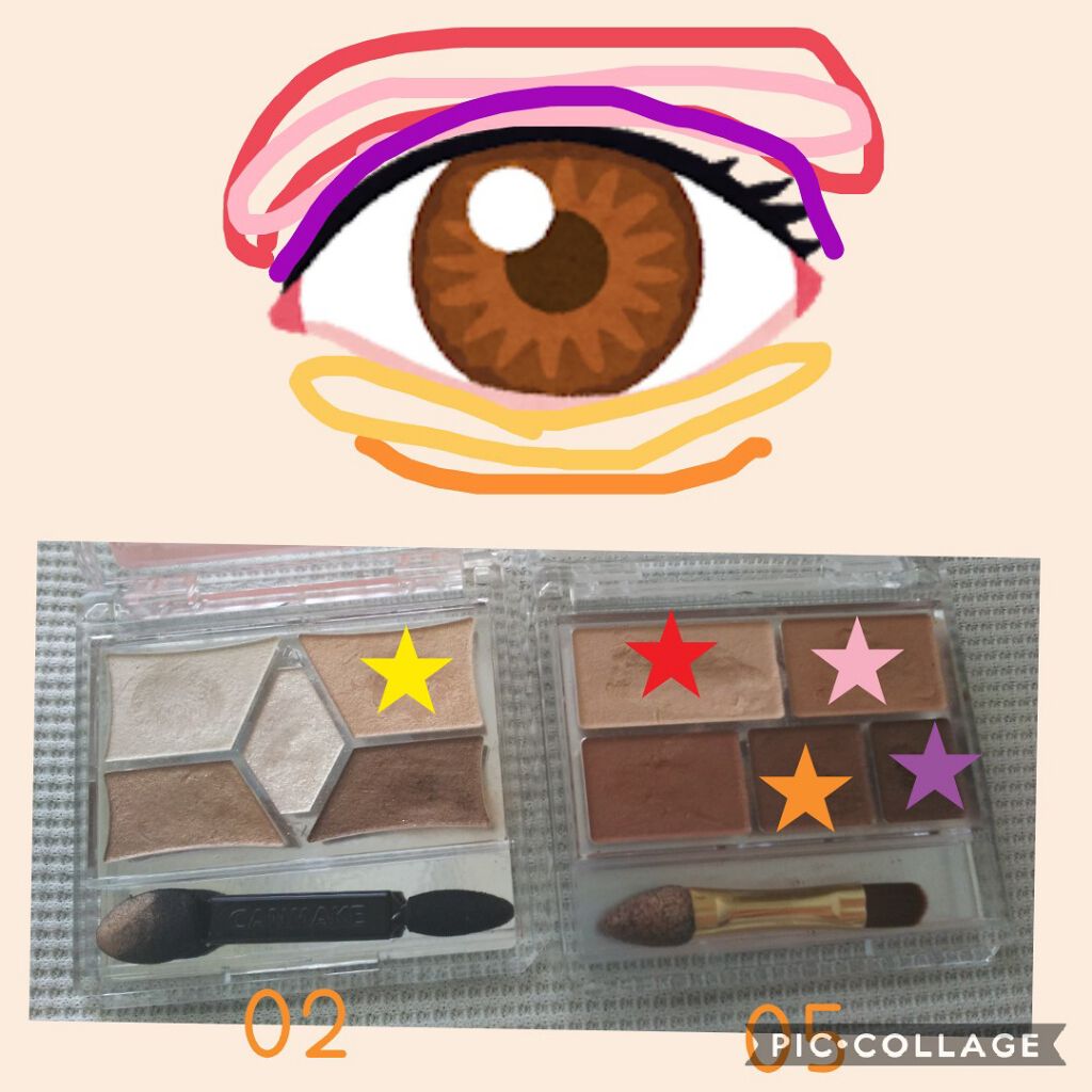 【旧品】パーフェクトスタイリストアイズ/キャンメイク/アイシャドウパレットを使ったクチコミ(2枚目)