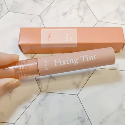 フィクシングティント/ETUDE/リップティントを使ったクチコミ(4枚目)