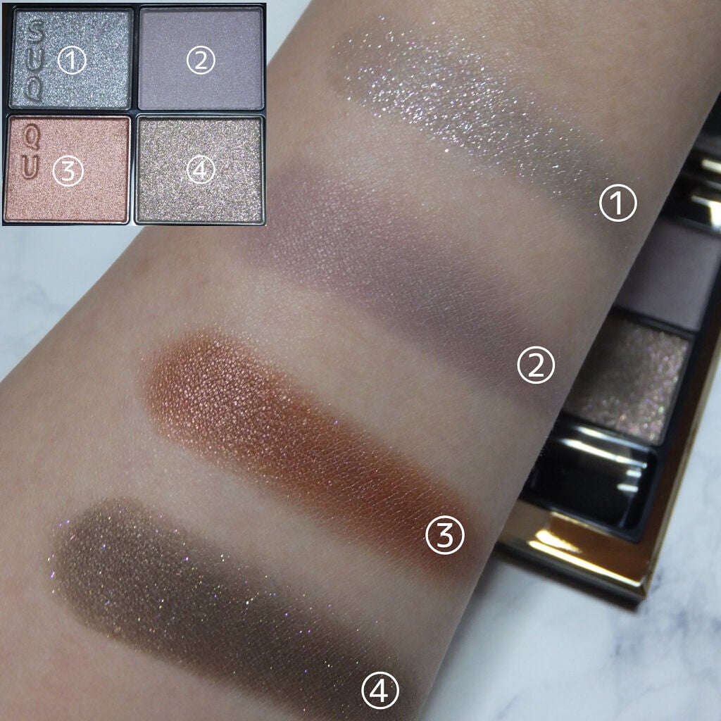 シグニチャー カラー アイズ/SUQQU/アイシャドウパレットを使ったクチコミ(2枚目)