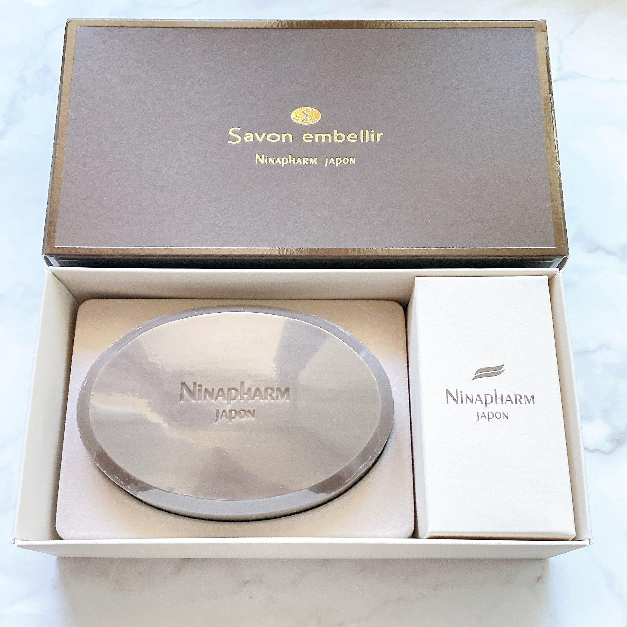 サヴォン アンベリール/ニナファームジャポン/洗顔石鹸を使ったクチコミ（2枚目）