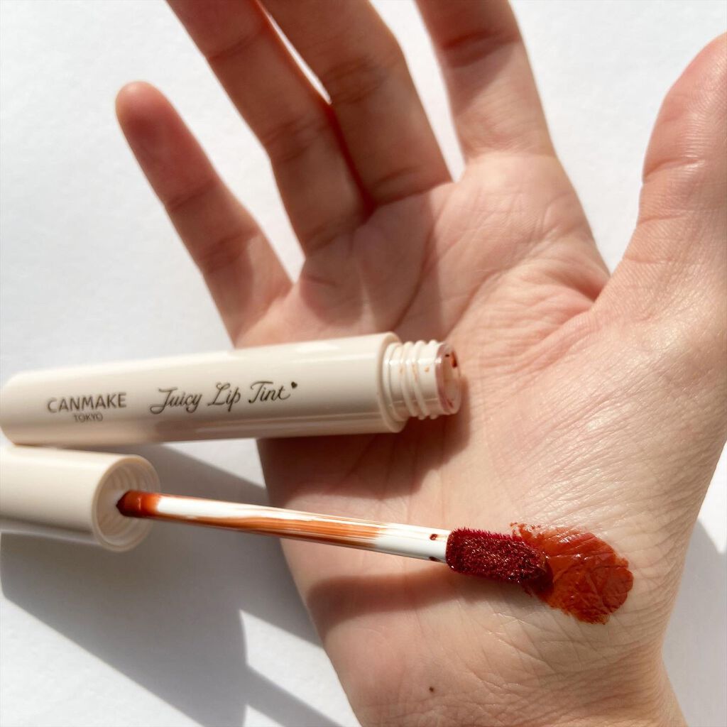 ジューシーリップティント/キャンメイク/口紅を使ったクチコミ（2枚目）