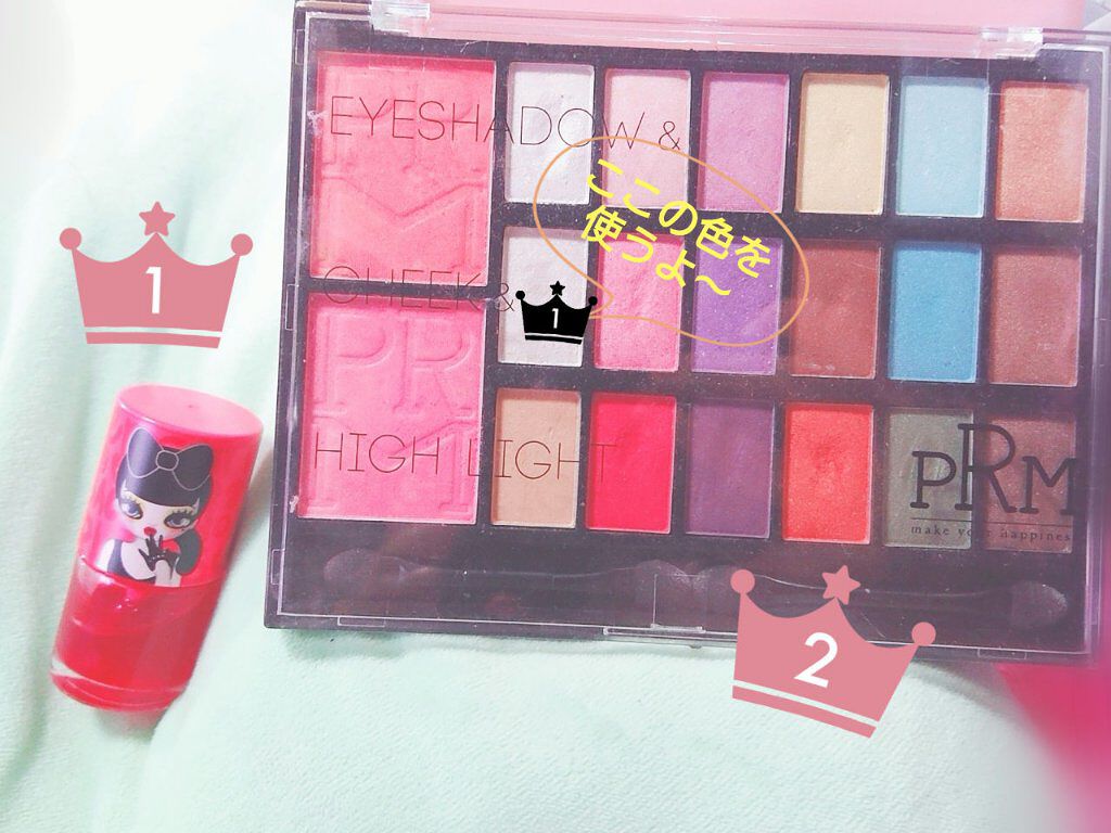 ティントウォーター 03 STRAWBERRY JUICE/PERIPERA/口紅を使ったクチコミ（2枚目）