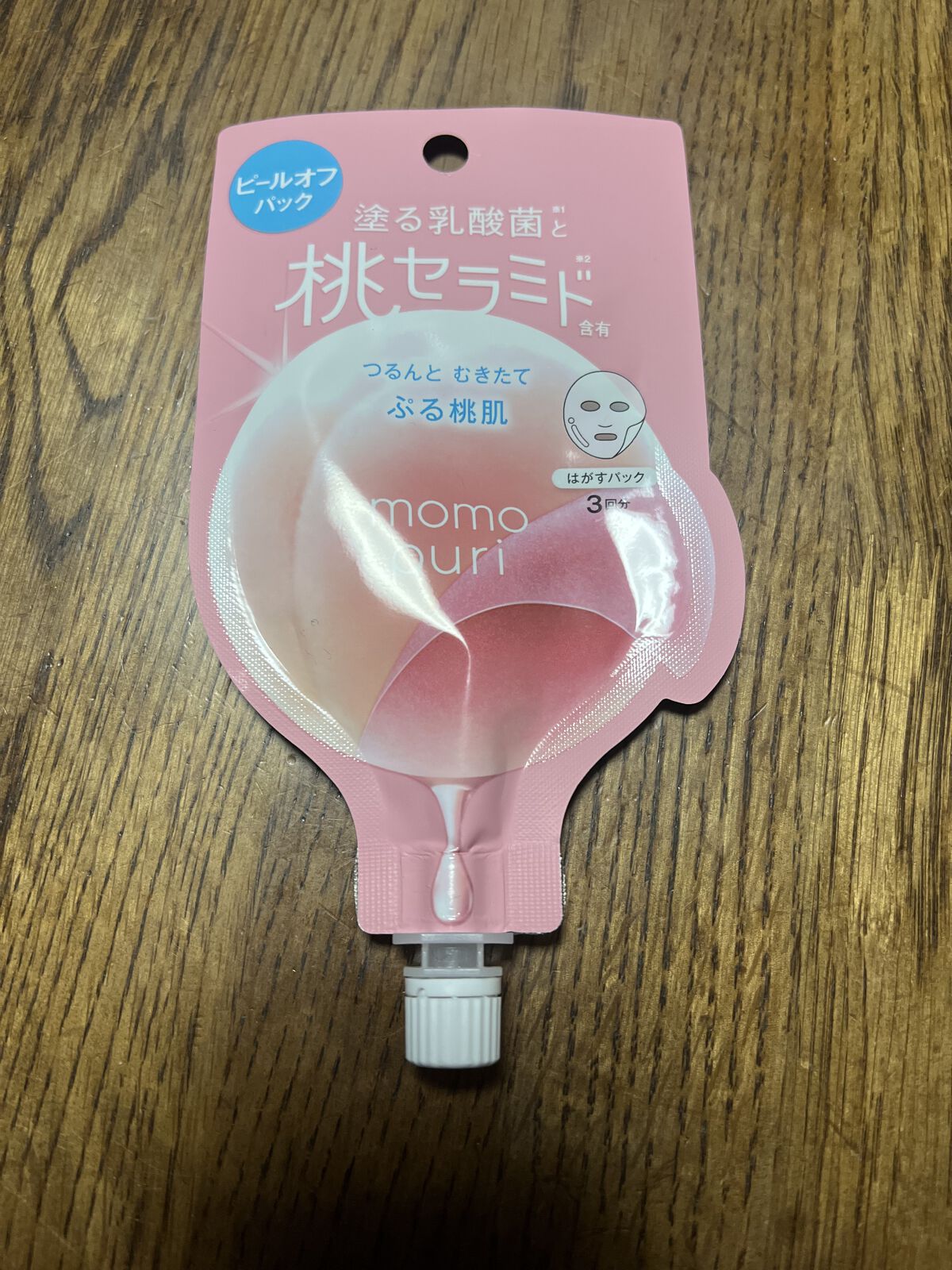 ももぷり フレッシュピールオフパック/ももぷり/ピーリングを使ったクチコミ（1枚目）