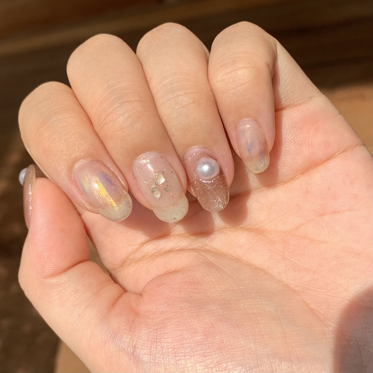 PEEL OFF BASE #8 【ポリコ】/ARKEY TOKYO/ジェルネイルを使ったクチコミ（3枚目）