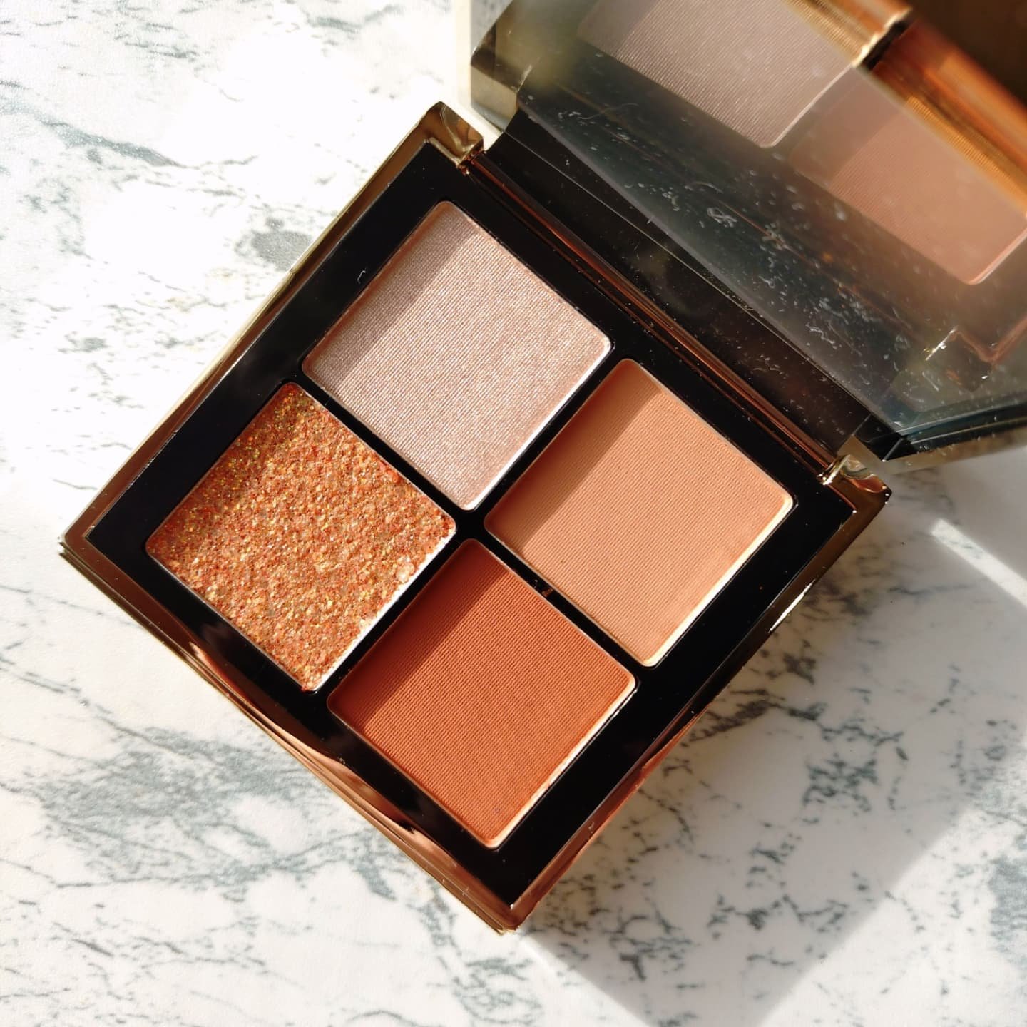 4色アイシャドウパレット 03 nudie apricot/MOKA Japan cosmetics/アイシャドウパレットを使ったクチコミ（3枚目）