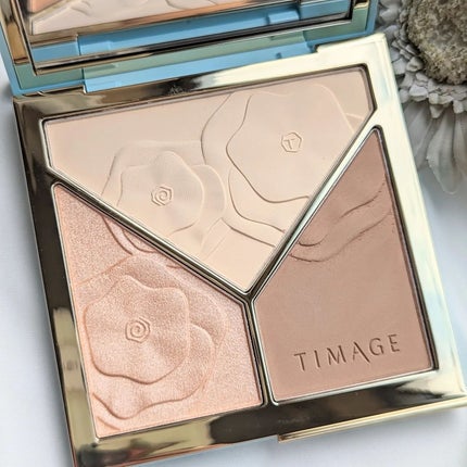 ハイライトシェーディングパレット/TIMAGE/パウダーハイライトを使ったクチコミ(9枚目)