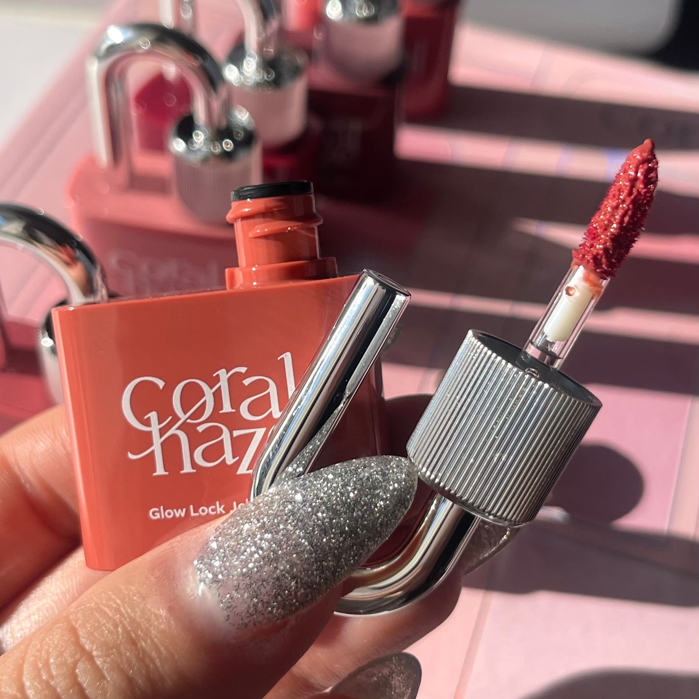 グロウロックゼリーティント/Coralhaze/リップティントを使ったクチコミ(7枚目)