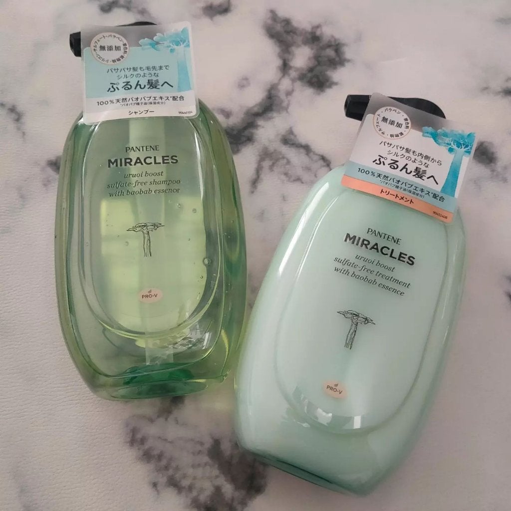 ミラクルズ うるおいブースト シャンプー/トリートメント/パンテーン/市販シャンプーを使ったクチコミ(1枚目)