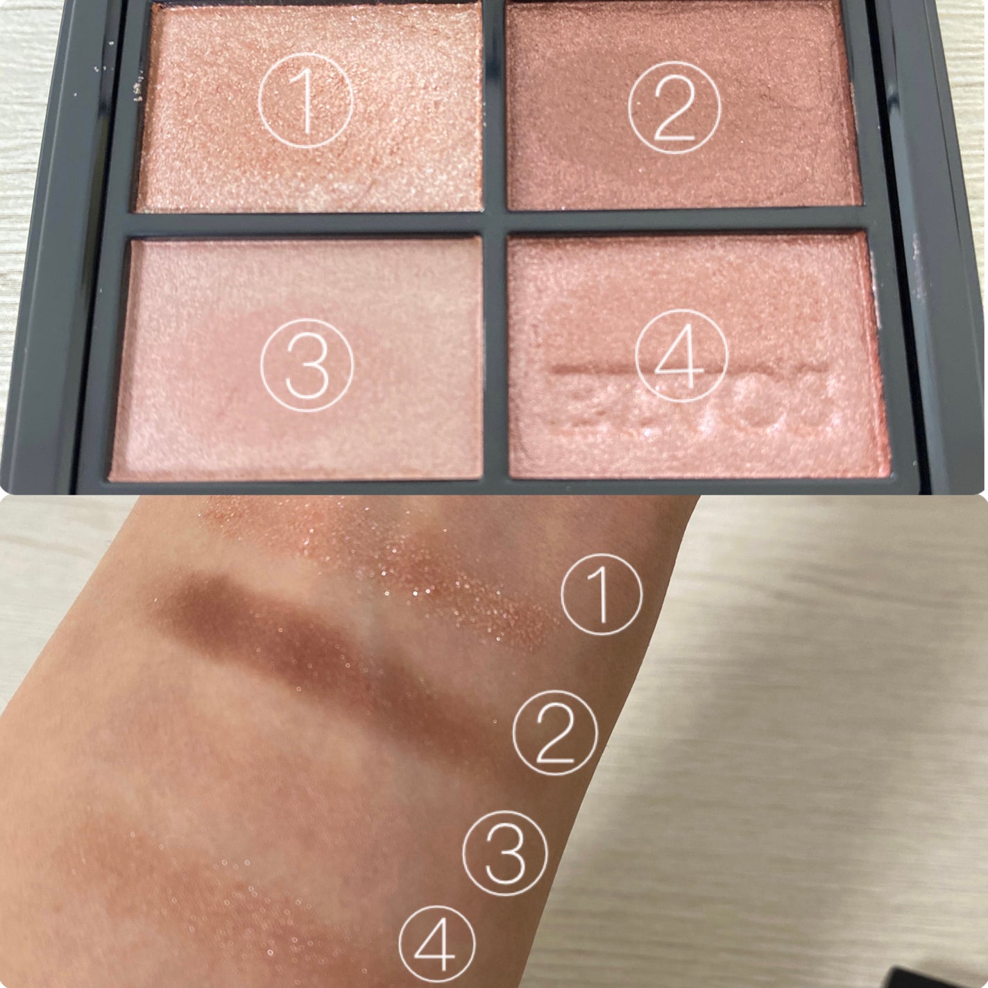 ミネラルクラッシィシャドー/エトヴォス/アイシャドウパレットを使ったクチコミ(2枚目)