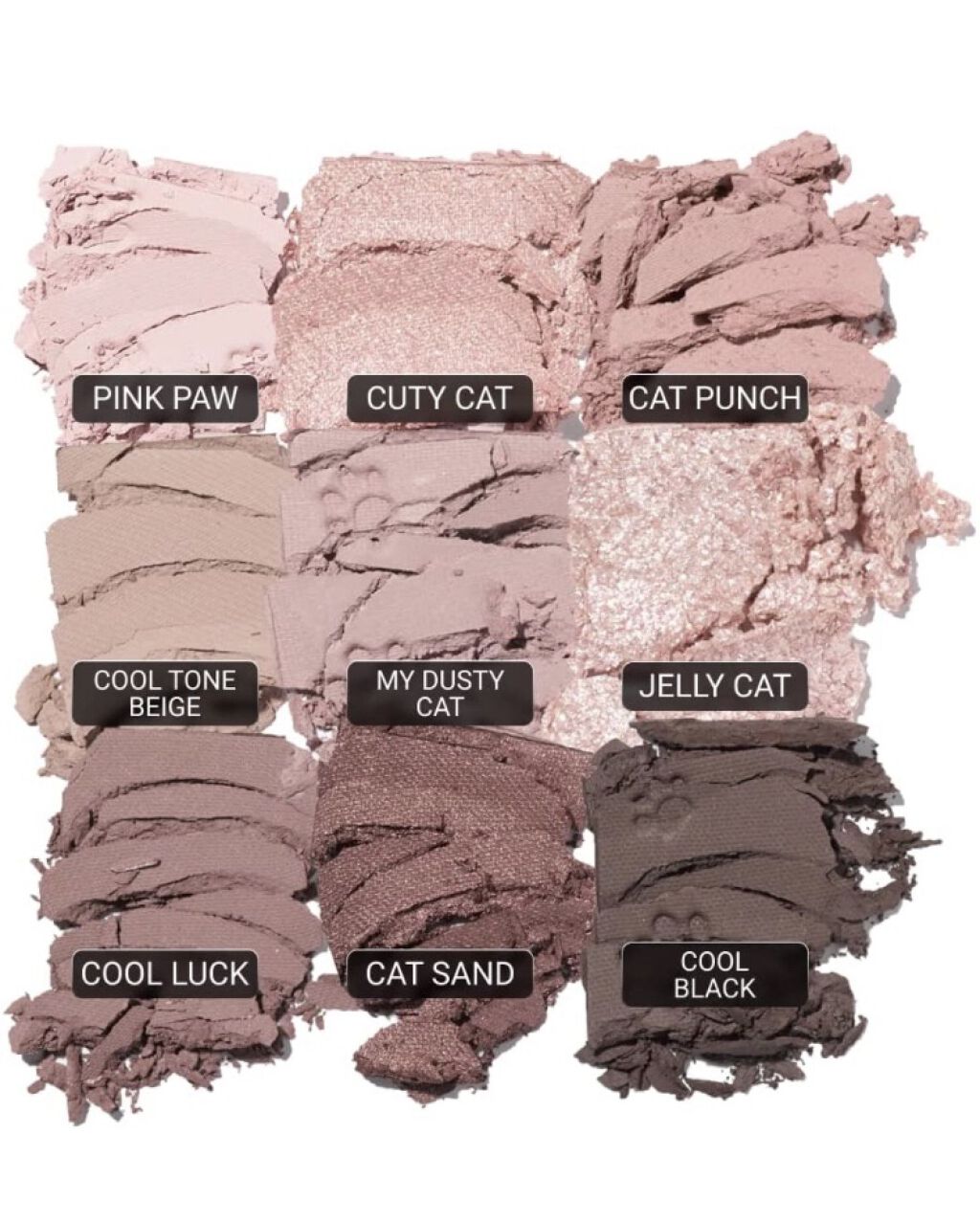 プレイカラーアイズ ダスティキャット/ETUDE/アイシャドウパレットを使ったクチコミ（2枚目）