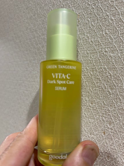 グリーンタンジェリン ビタC ダークスポットケアセラム/goodal/美容液を使ったクチコミ(1枚目)