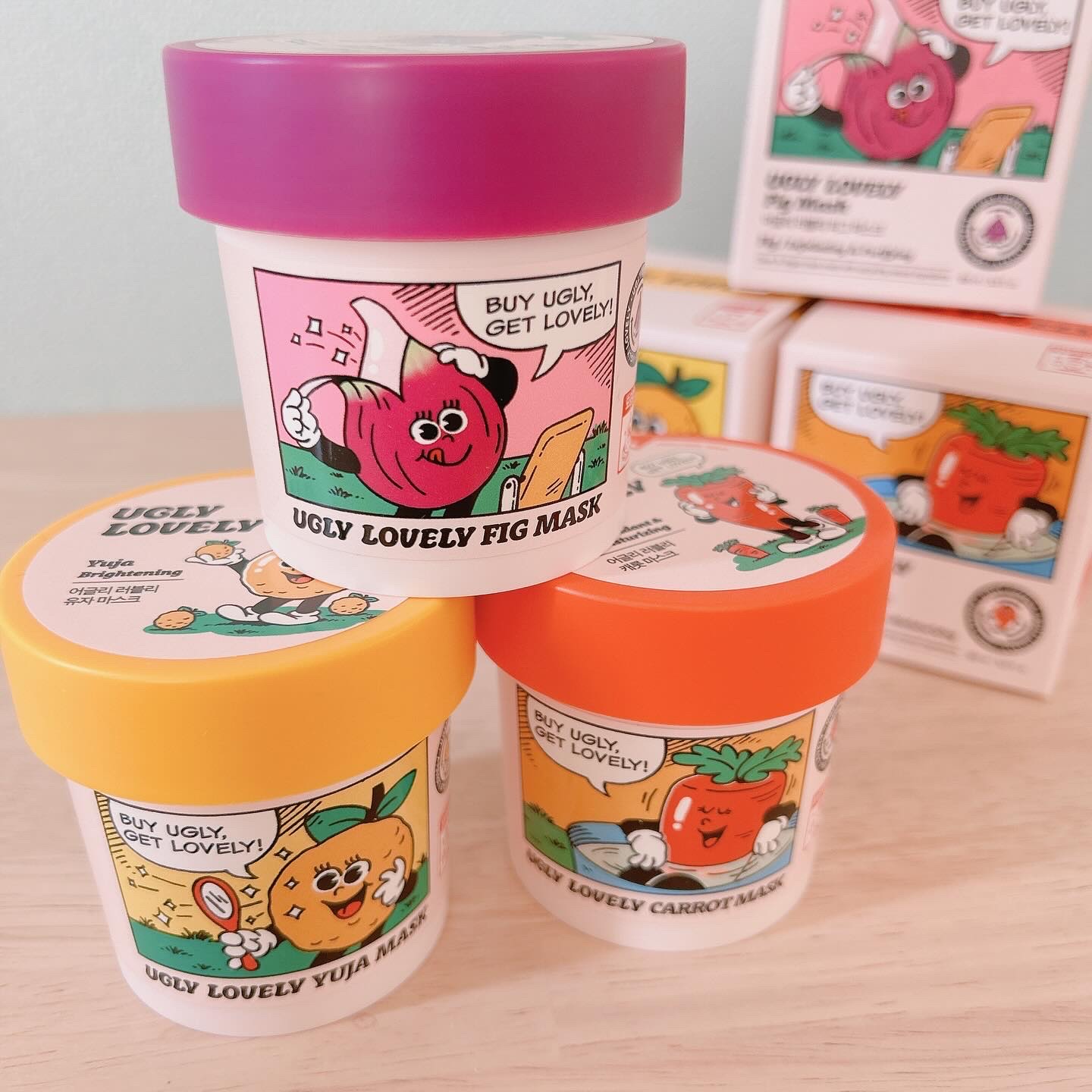 ウォッシュオフマスク ゆず/UGLY LOVELY/洗い流すパック・マスクを使ったクチコミ（1枚目）