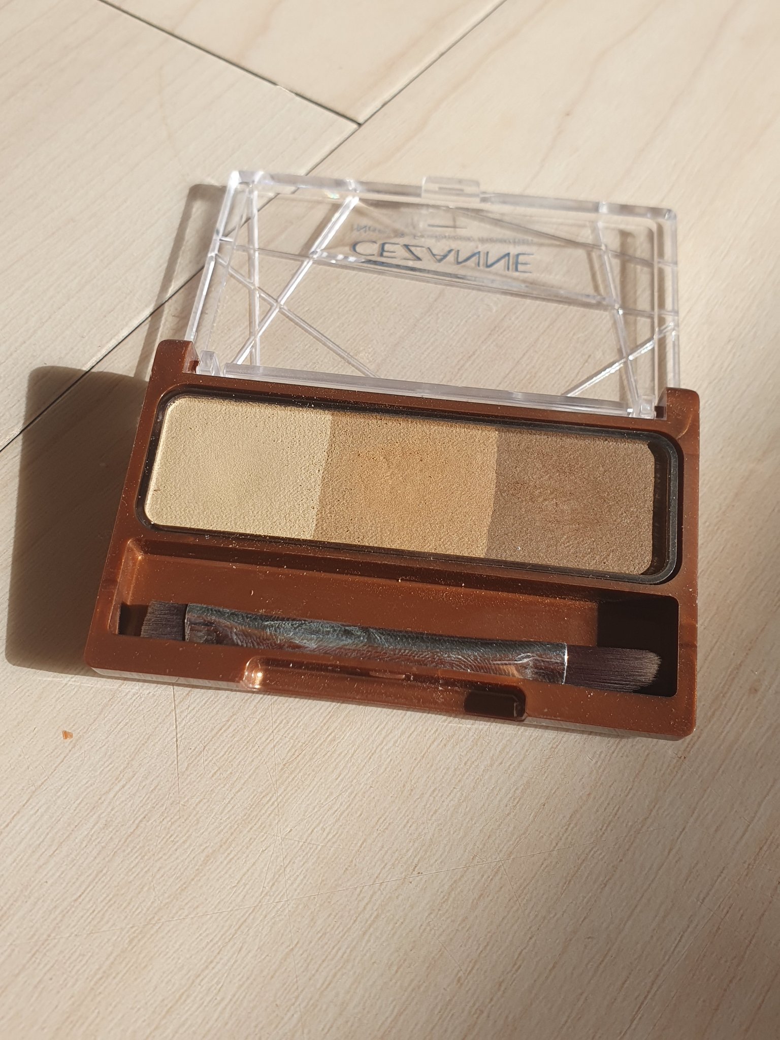 ノーズ＆アイブロウパウダー 01 キャメル/CEZANNE/パウダーアイブロウを使ったクチコミ（2枚目）