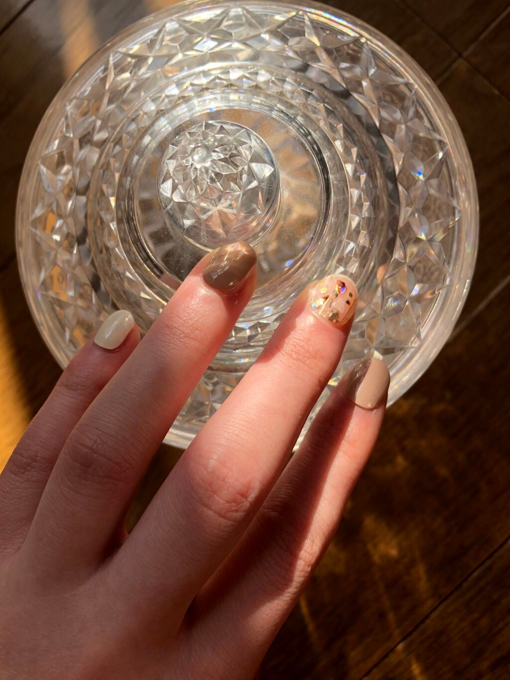 セミキュアジェルネイル(ハンド)/ohora/ネイルシールを使ったクチコミ(4枚目)