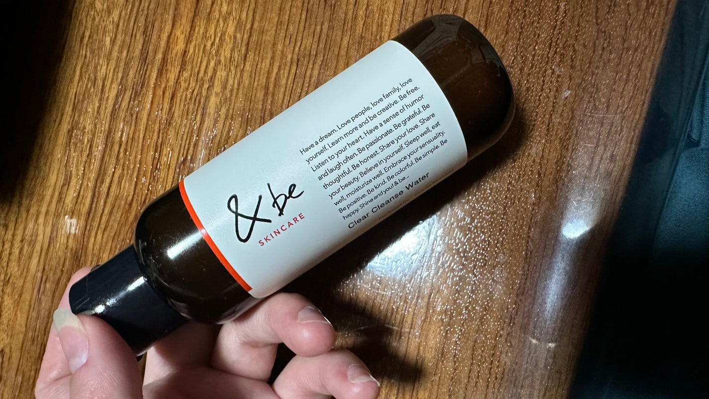 &be クリアクレンズウォーター/&be/クレンジングウォーターを使ったクチコミ(1枚目)