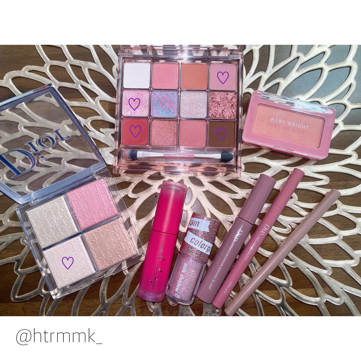 ミルクブリングシャドウ 09 ハッピーオーラ/Colorgram/リキッドアイシャドウを使ったクチコミ（2枚目）