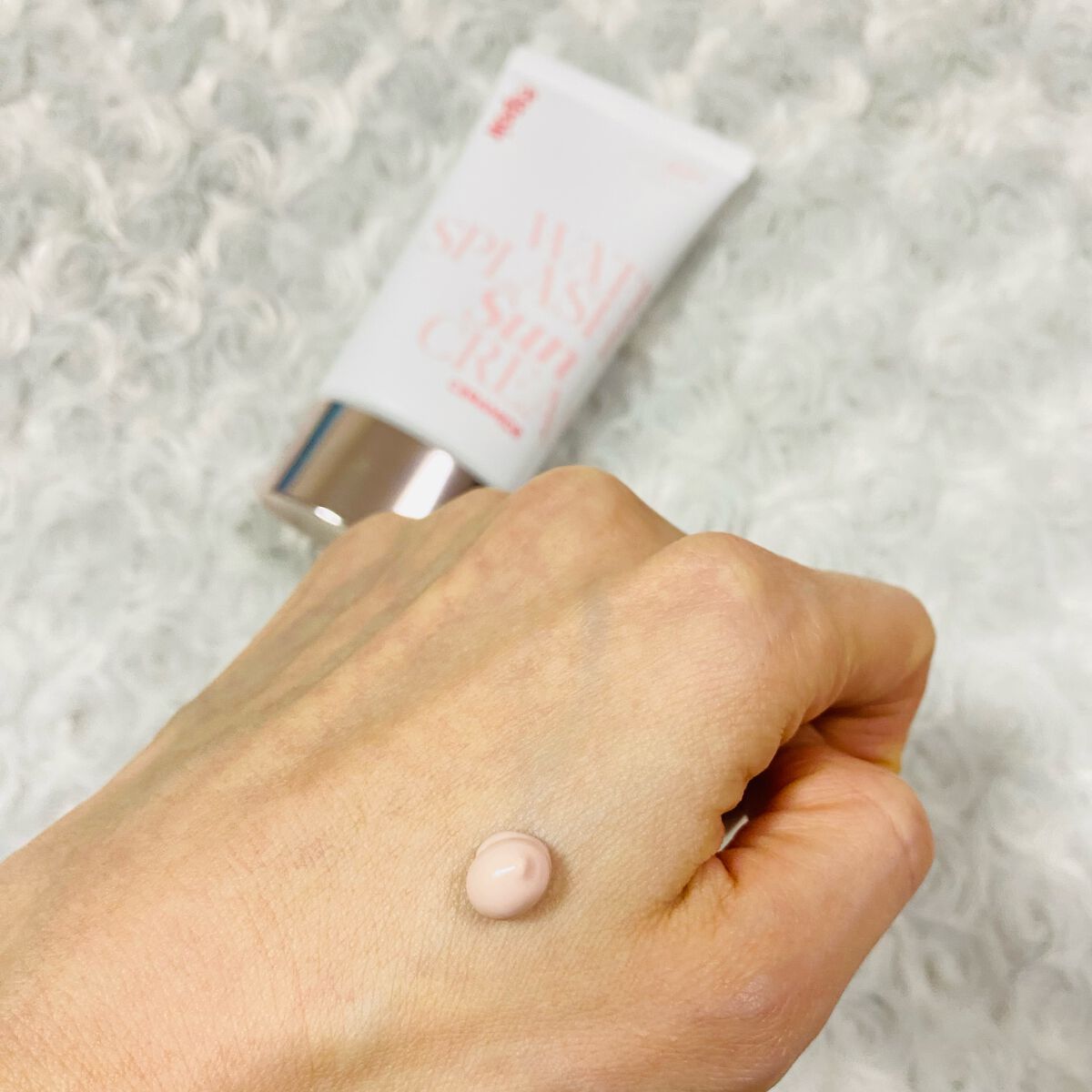 ウォータースプラッシュサンクリーム セラミド/espoir/日焼け止めクリームを使ったクチコミ(2枚目)