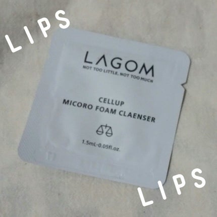 LAGOM マイクロフォーム クレンザー(夜用洗顔)のクチコミ「❤️韓国コスメ❤️
#LAGOM
#メイク落とし、洗顔料
『MICOROFOAMCLA.....」(1枚目)