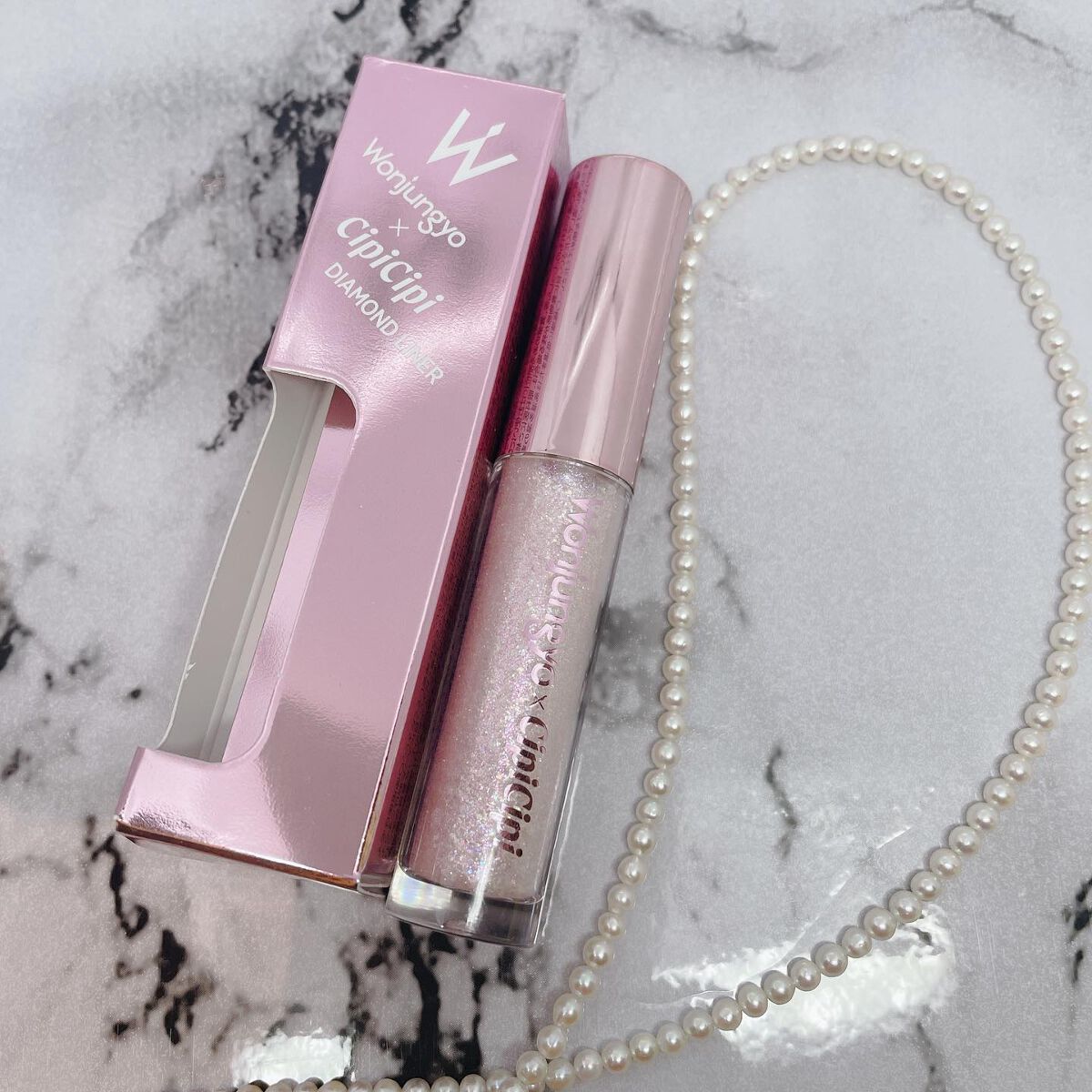 ウォンジョンヨ　ダイヤモンドライナー/Wonjungyo/リキッドアイシャドウを使ったクチコミ（2枚目）