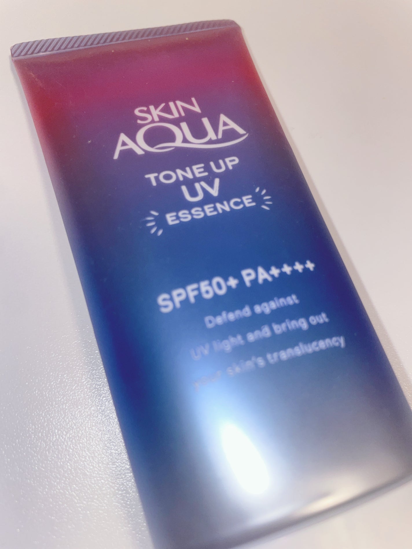スキンアクア トーンアップUVエッセンス/スキンアクア/日焼け止めクリームを使ったクチコミ(1枚目)