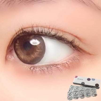 キエトワンデーカラー/Qieto/カラーコンタクトレンズを使ったクチコミ(9枚目)