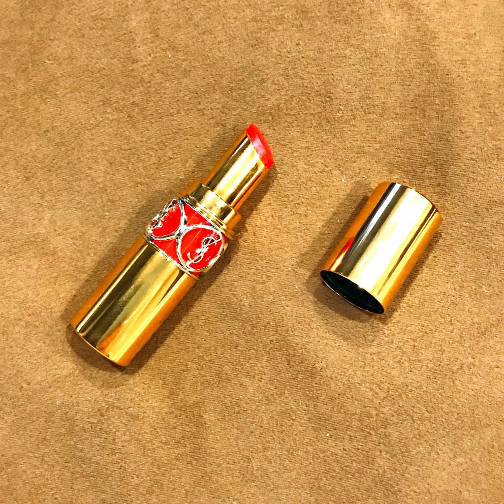 ルージュ ヴォリュプテ シャイン/YVES SAINT LAURENT BEAUTE/口紅を使ったクチコミ(1枚目)