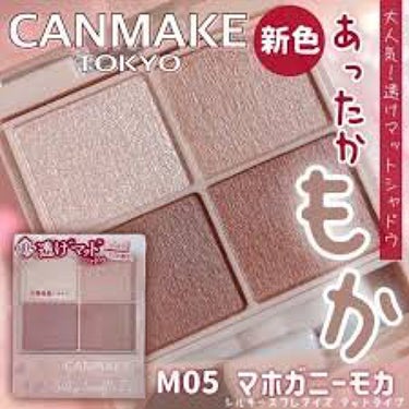 シルキースフレアイズ（マットタイプ）/キャンメイク/アイシャドウパレットを使ったクチコミ（2枚目）